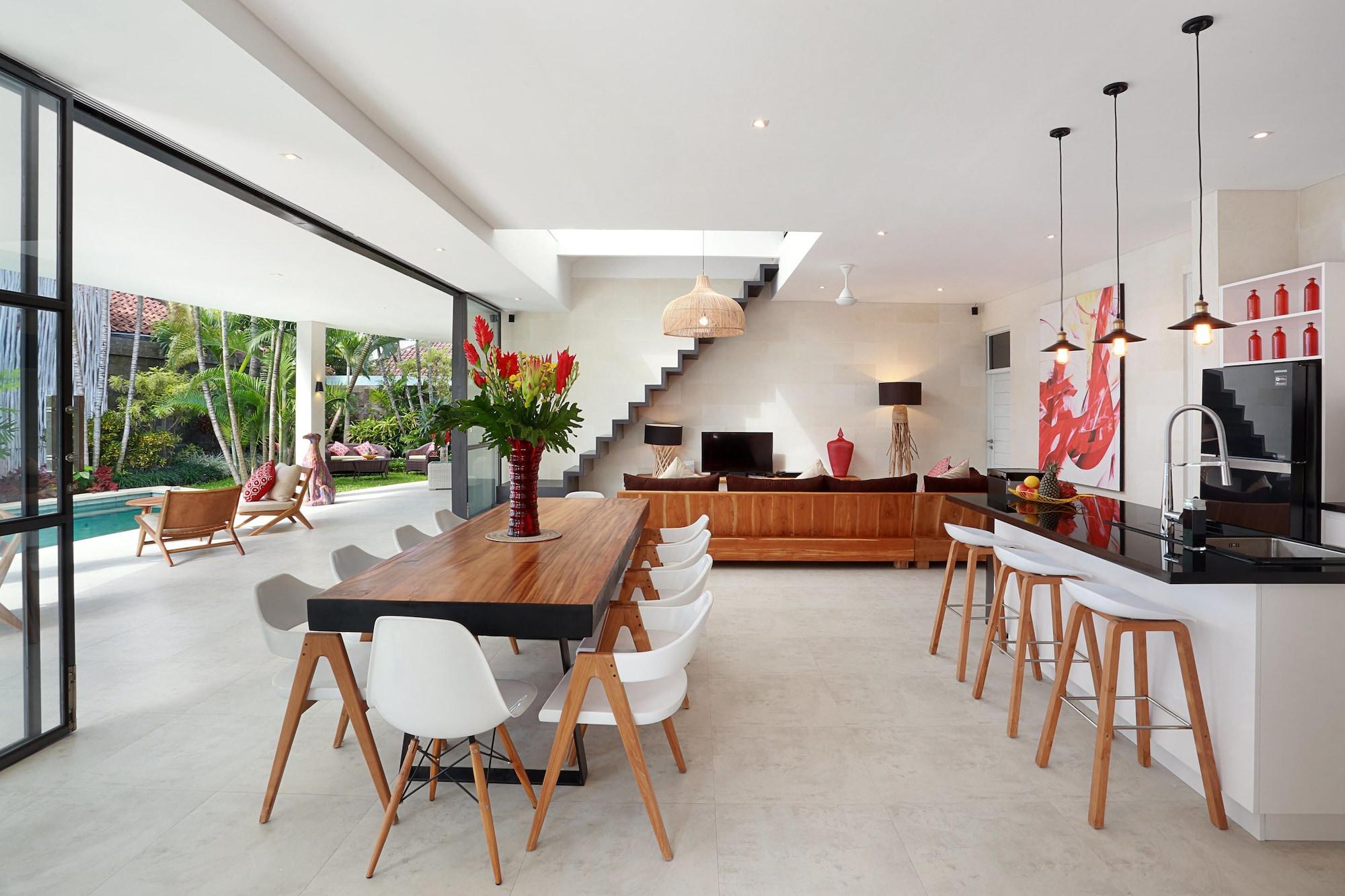 Seminyak White Design Villa Bagian luar foto