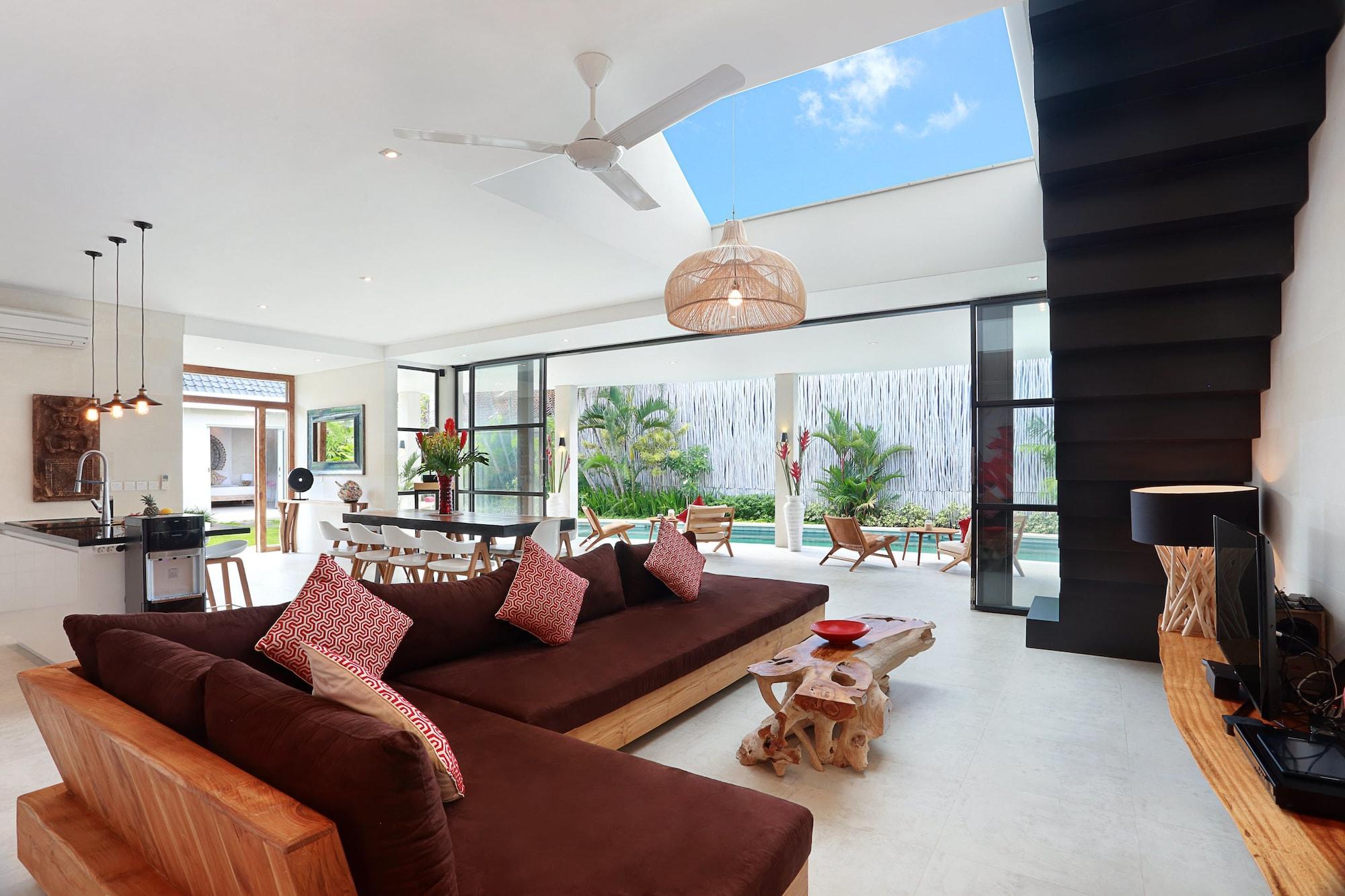 Seminyak White Design Villa Bagian luar foto