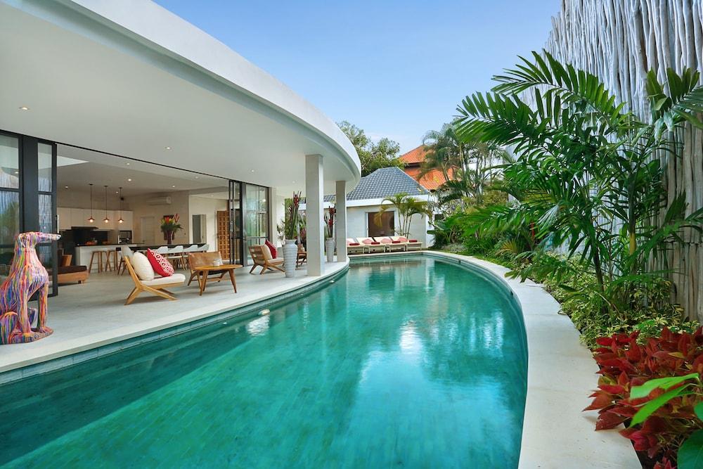 Seminyak White Design Villa Bagian luar foto
