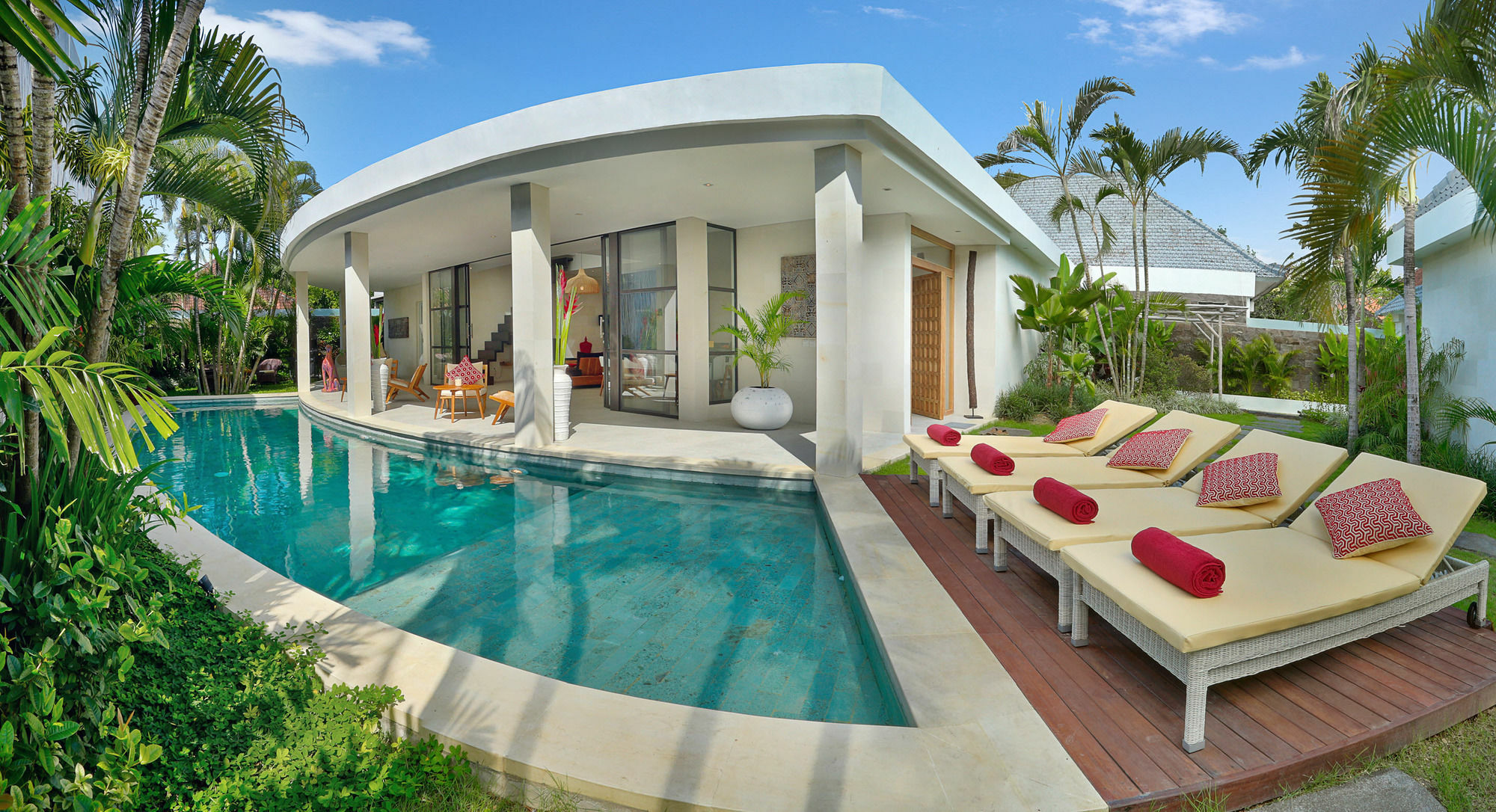 Seminyak White Design Villa Bagian luar foto