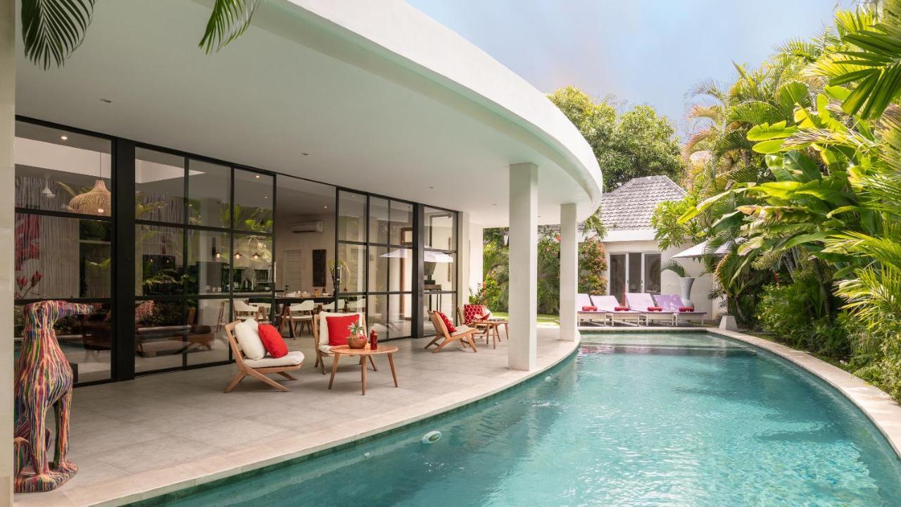 Seminyak White Design Villa Bagian luar foto