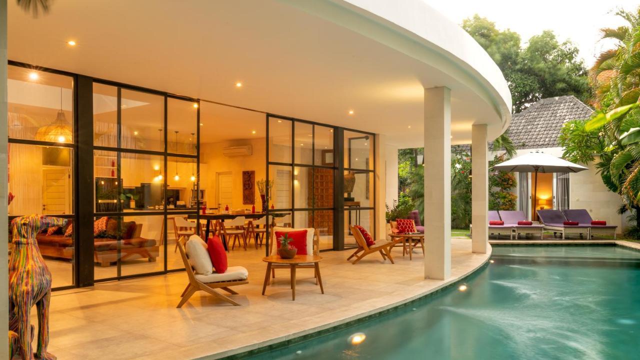 Seminyak White Design Villa Bagian luar foto