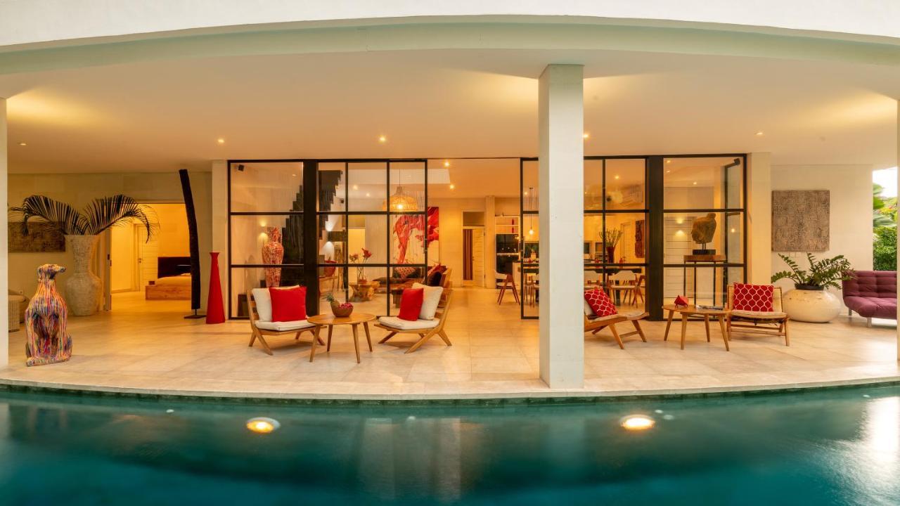 Seminyak White Design Villa Bagian luar foto