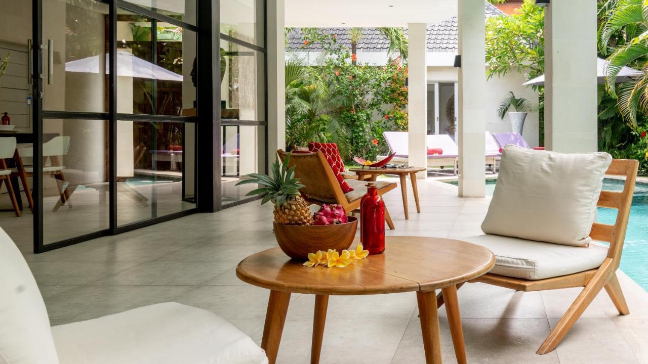 Seminyak White Design Villa Bagian luar foto