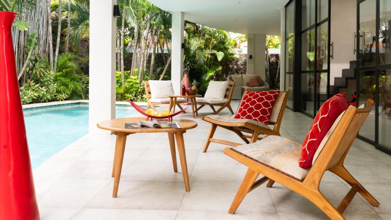 Seminyak White Design Villa Bagian luar foto